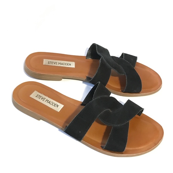 Steve Madden Shoes - Steve Madden Havana Sandals in Black, Size 6.5